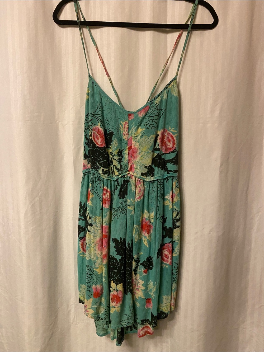 Billabong Turquoise Floral Sundress